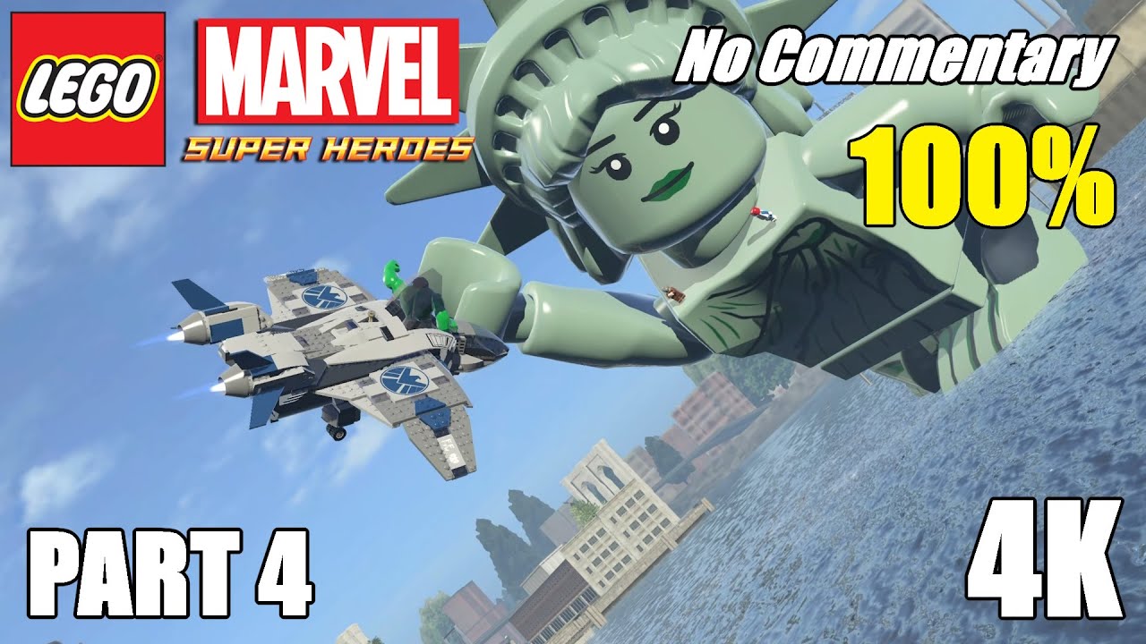 LEGO Marvel Super Heroes (PC) – Part 4 | 100% Full Playthrough [4K No Commentary]