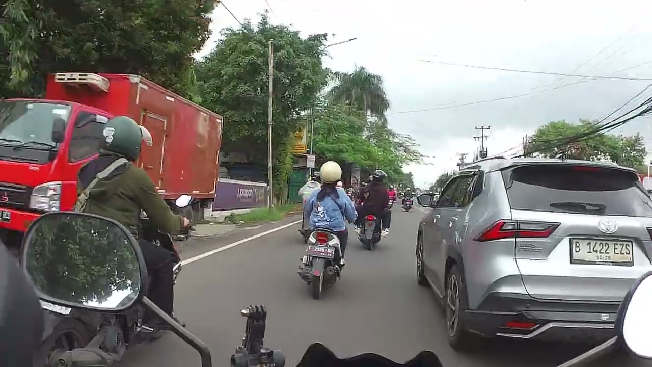 Vlog di Jalan Raya Bogor Pake Vega R New