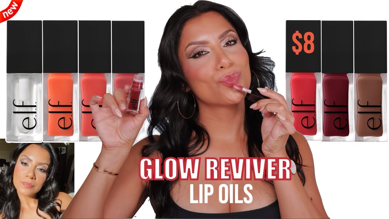 *новинка* $8 e.l.f. COSMETICS GLOW REVIVER МАСЛА ДЛЯ ГУБ + СВОТЧИ ДЛЯ ГУБ С НАТУРАЛЬНЫМ ОСВЕЩЕНИЕ...