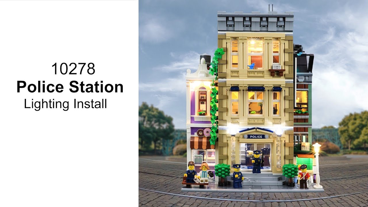 【BX411 Installation Video】BriksMax Light Kit For Lego Police Station 10278
