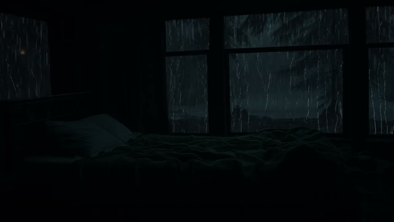 Peaceful Rain Memories at Night | Soft Rain Sounds for Stress Relief and Deep Sleep