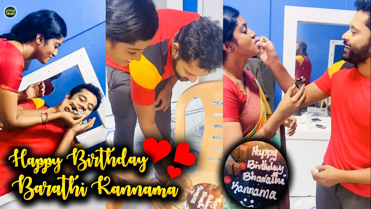 Barathi Kannamma Birthday Celebration in the sets | Arun & Roshni Birthday|Shooting Spot Atrocities