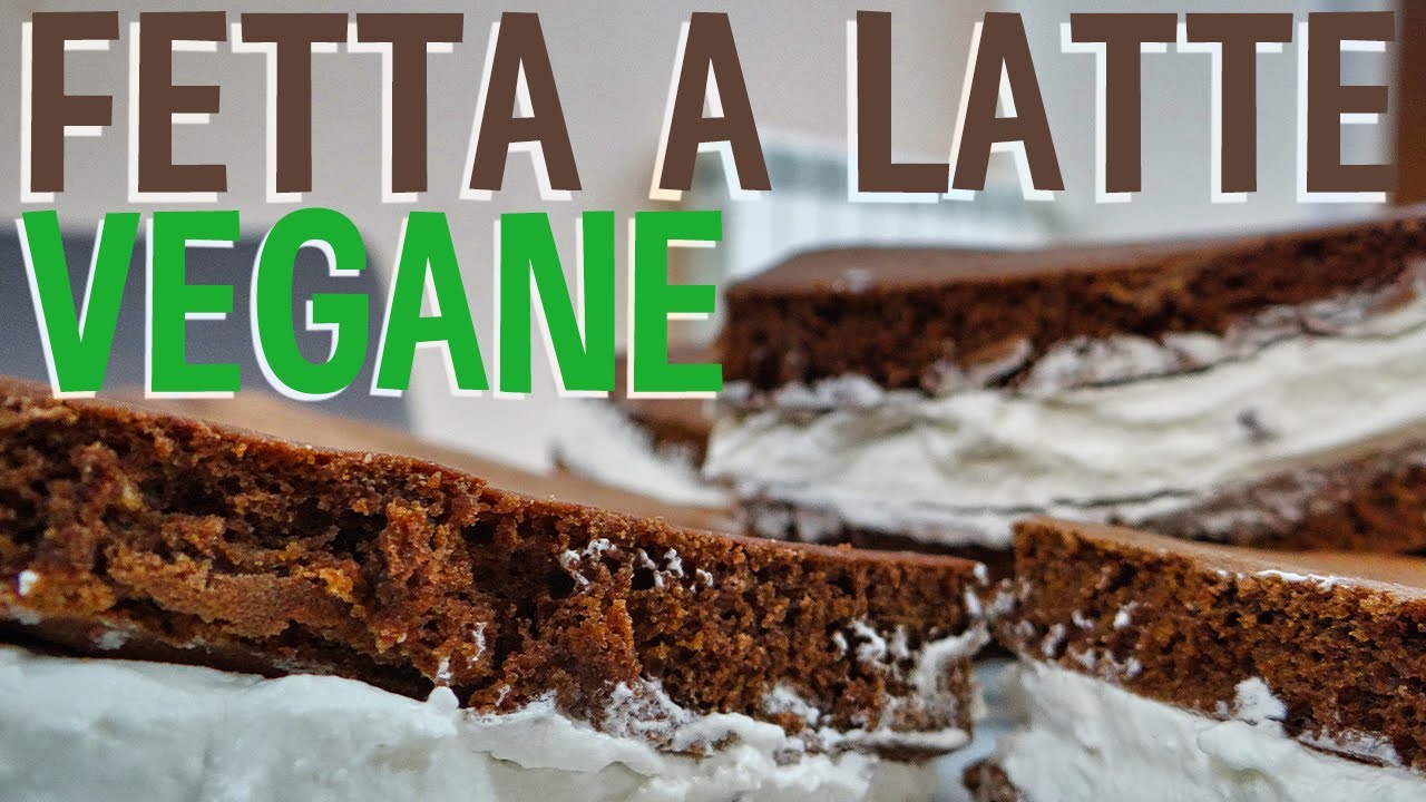 FETTA AL LATTE VEGANA 😊 FATTE IN CASA,LA MERENDINA VELOCE E BUONA