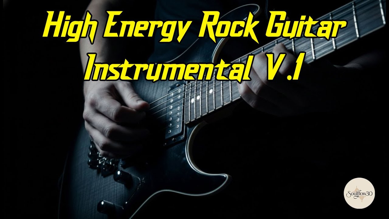 High Energy Rock Guitar Instrumental V.1 | Powerful Shredding & Epic Riffs