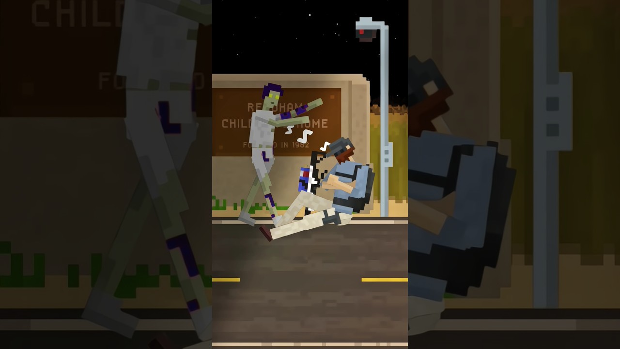 unlucky zombie 😶‍🌫️they are coming animation #survival #zombie #theyarecoming #animation #sarafriend