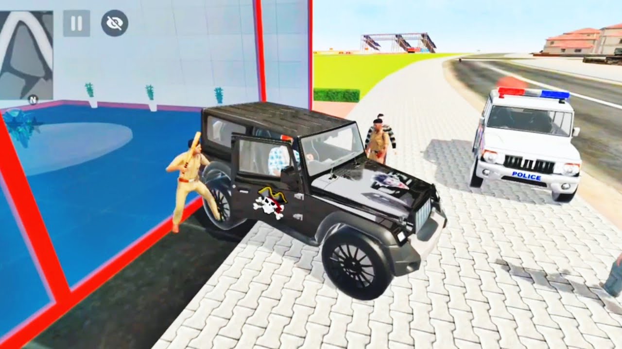 Motor Car Bike Modified 🥳🤑New Thar [] Indian Car Bike Modified Android🔥 gameplay🎯 