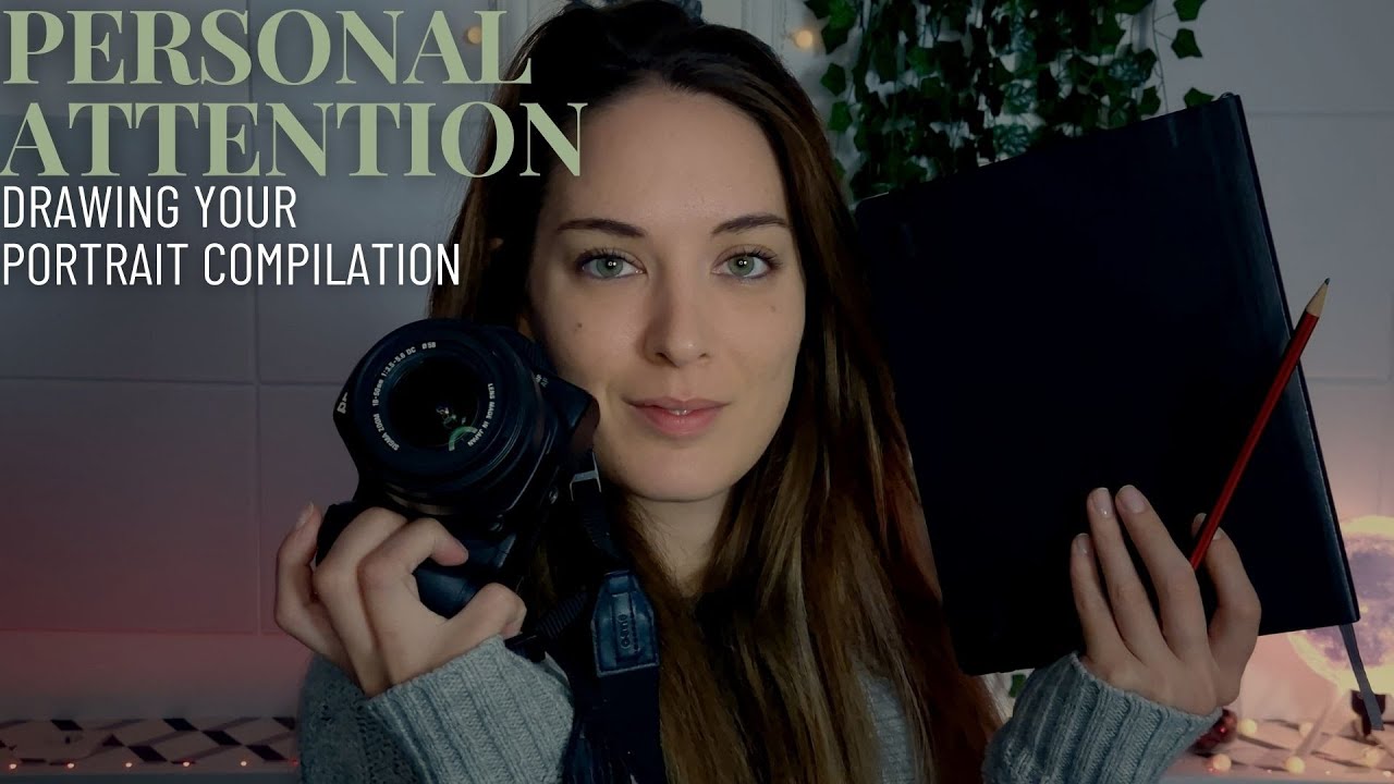 ASMR | Drawing Your Portrait | Soft Spoken | Roleplay Compilation