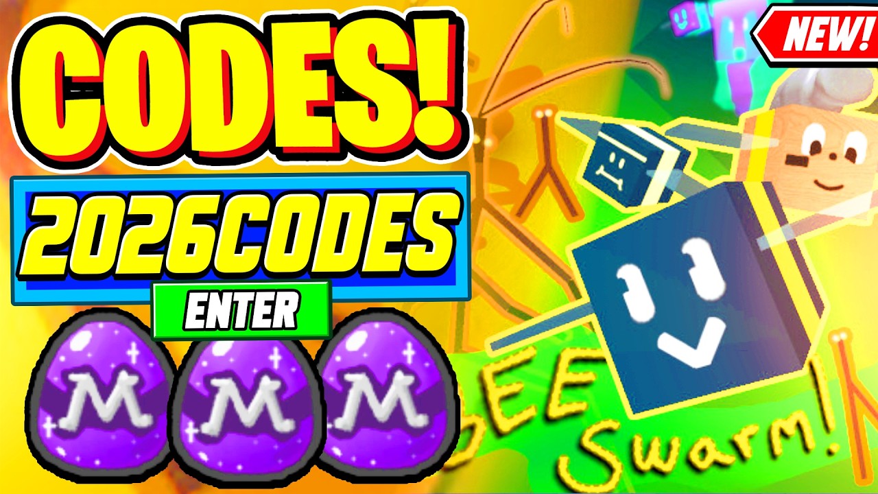 *НОВЫЕ* ВСЕ РАБОЧИЕ КОДЫ для Bee Swarm Simulator 2026 - Roblox Bee Swarm Simulator Codes