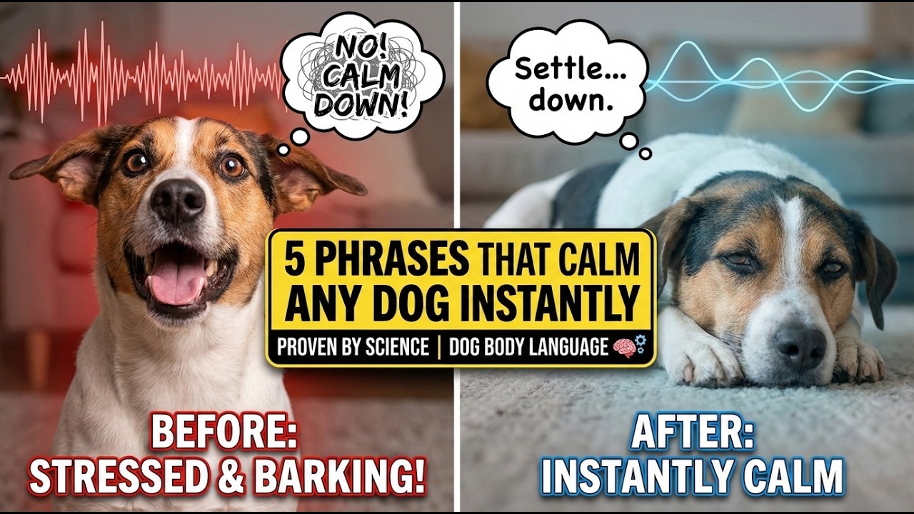 5 Phrases That Calm Any Dog Instantly — Proven by Science | Dog Body Language