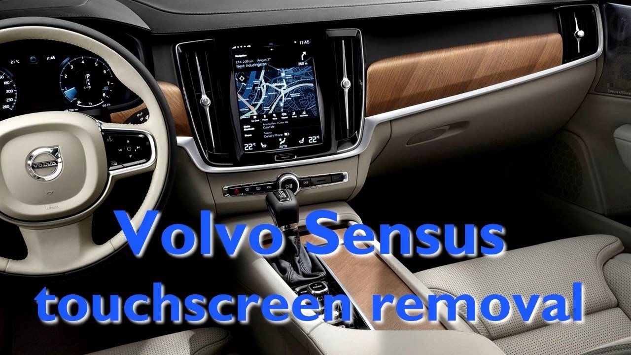 Volvo V90 (2017-) LCD screen removal (Sensus Connect 8.7