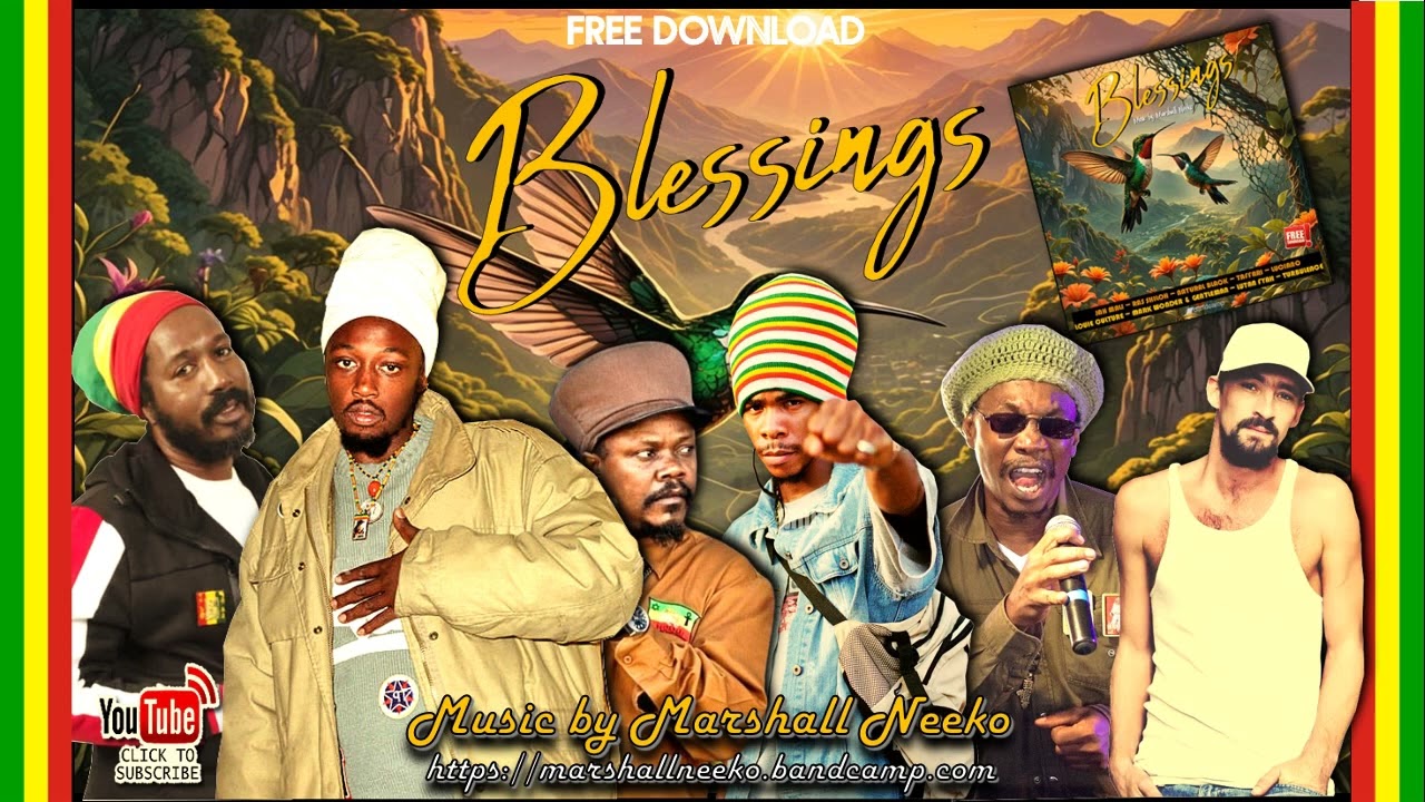 Blessings Riddim (Marshall Neeko 2024) Ras Shiloh, Jah Mali, Luciano, Mark Wonder, Gentleman & more