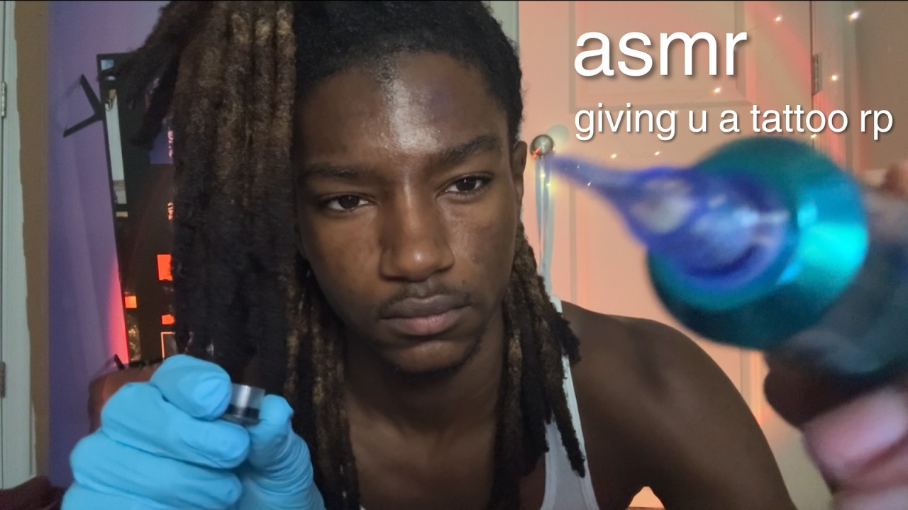 asmr unprofessional tattoo artist rp