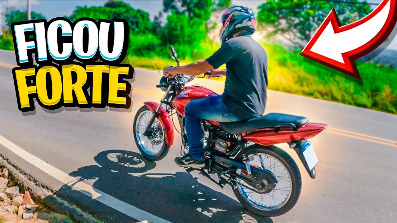 VEJA ESSA FAN 125 PREPARADA COMO FICOU MUITO FORTE