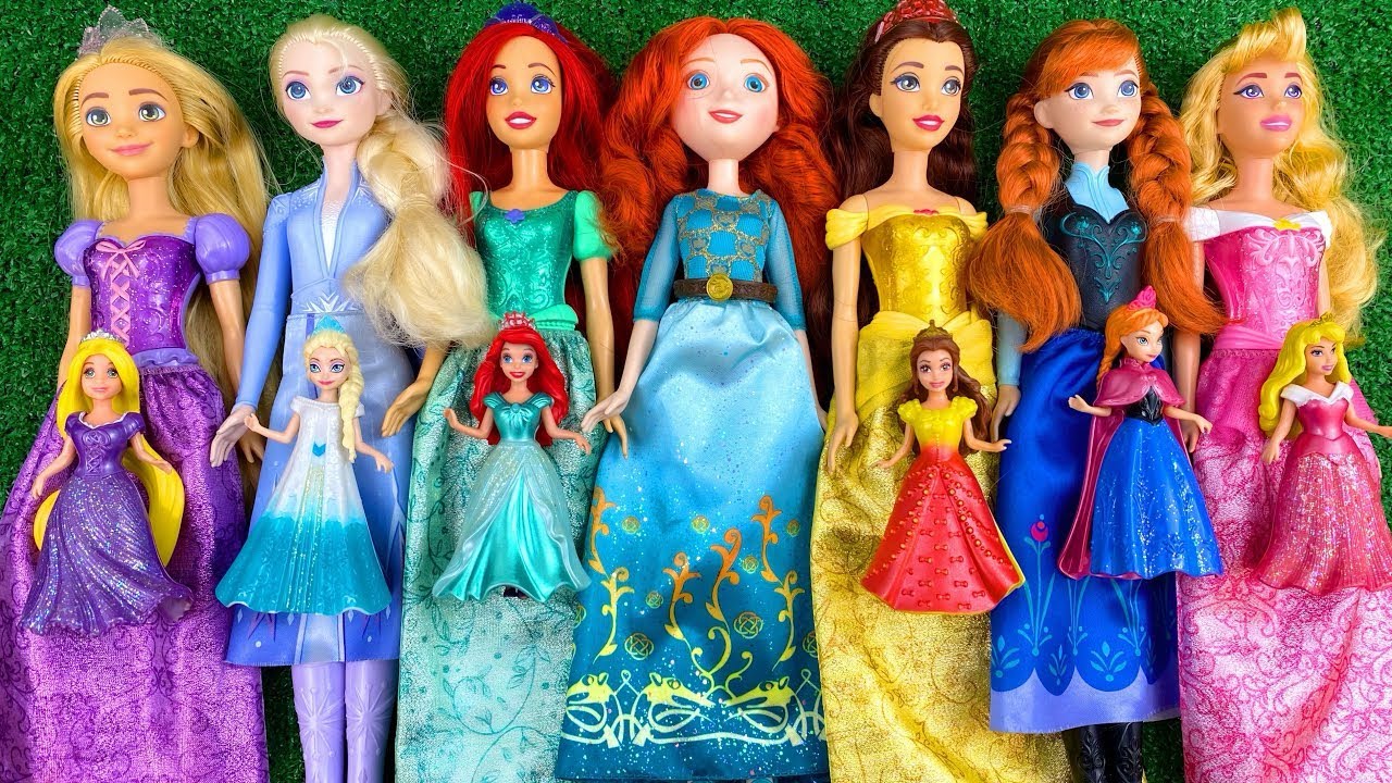 Cute Miniatures Disney Princess Frozen ELSA & Annall! elsa satisfying unboxing