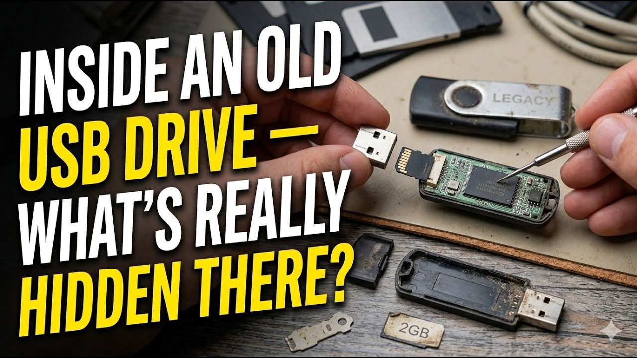 Inside an Old USB Drive — What’s Really Hidden There?
