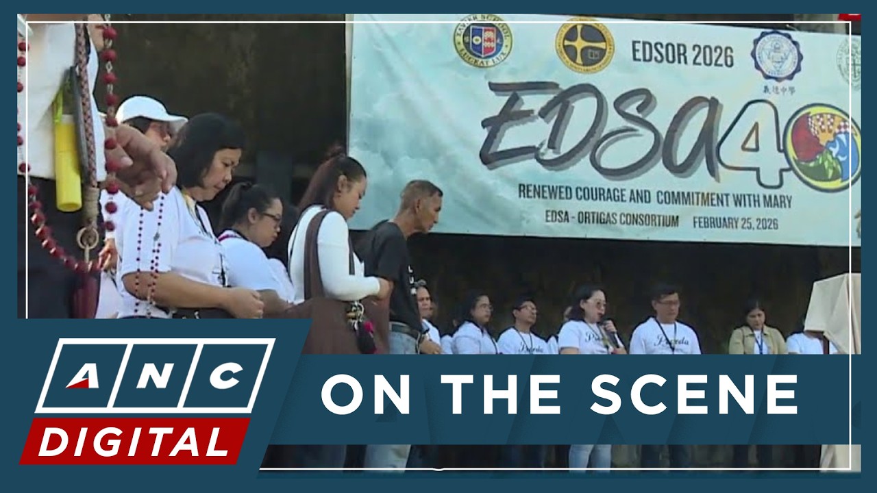 Trillion Peso March, various groups, political leaders call for reforms on EDSA 40 | ANC