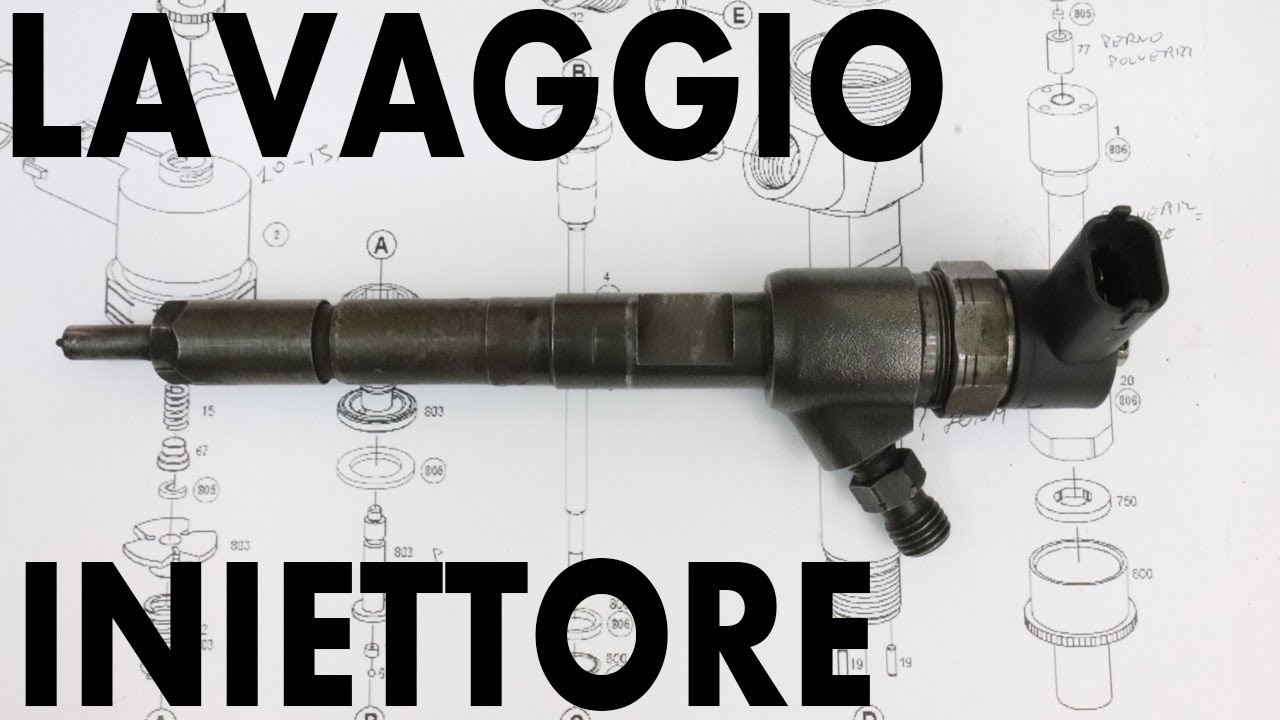 LAVAGGIO INIETTORE 1.3 CDTI MULTIJET DIESEL FIAT OPEL