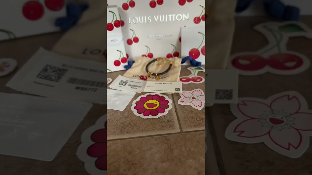 Louis Vuitton x Takashi Murakami Cerises Bracelet