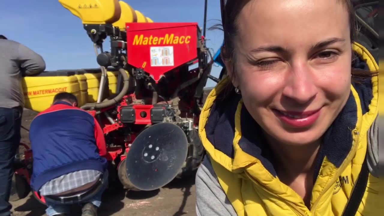MaterMacc Twin Row . Шахматный посев . Двухстрочечный посев. Импортагротех +380982411363