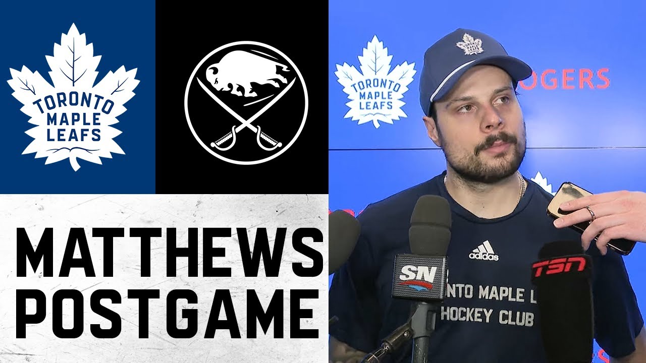 Auston Matthews | Post Game vs. Buffalo Sabres | January 27, 2026