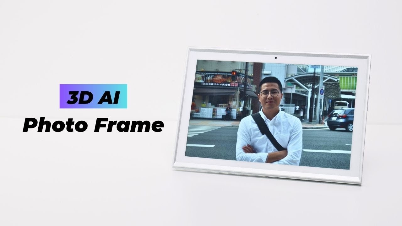 Фоторамка MemoryCube 3D AI: просматривайте любимые фотографии с любого ракурса!