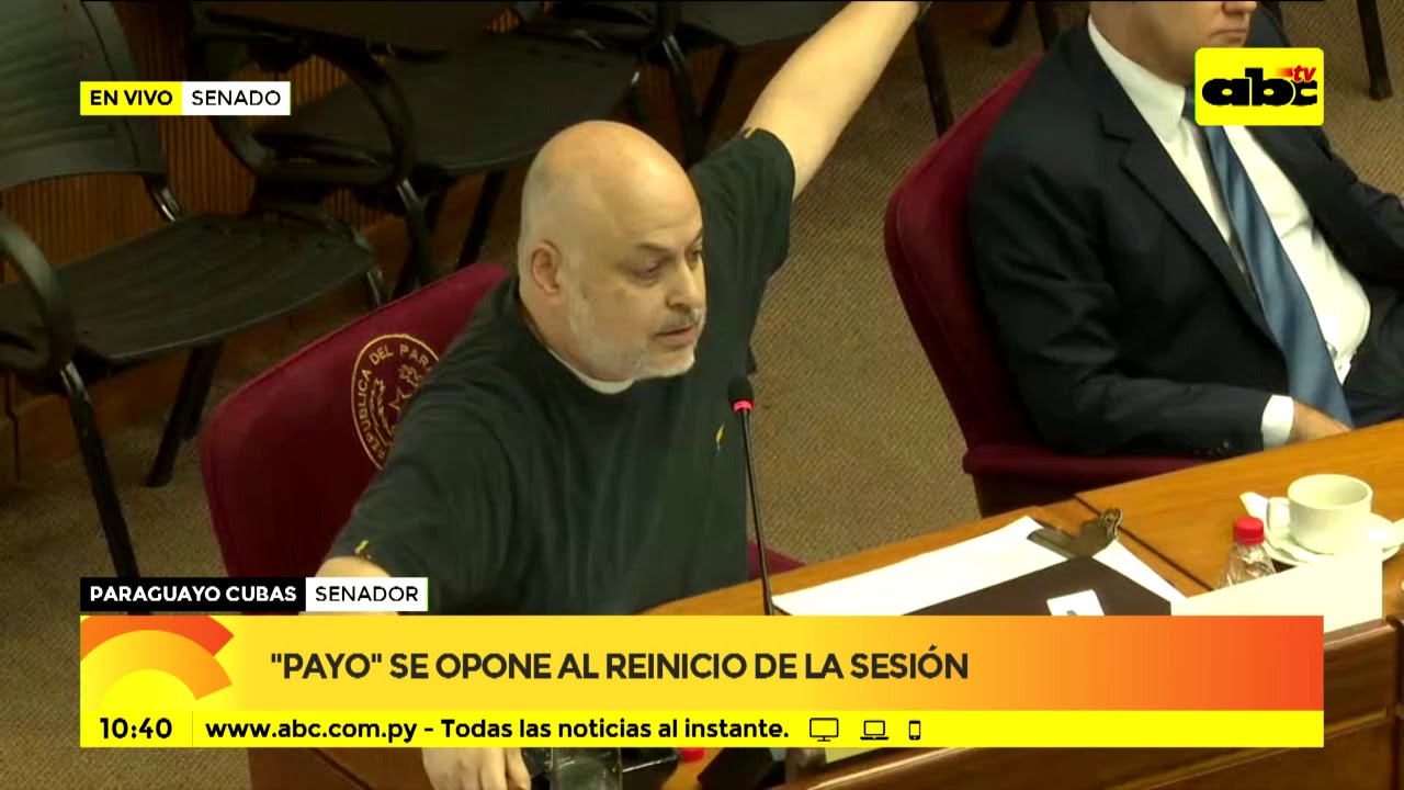 Incidentes entre senadores en el congreso