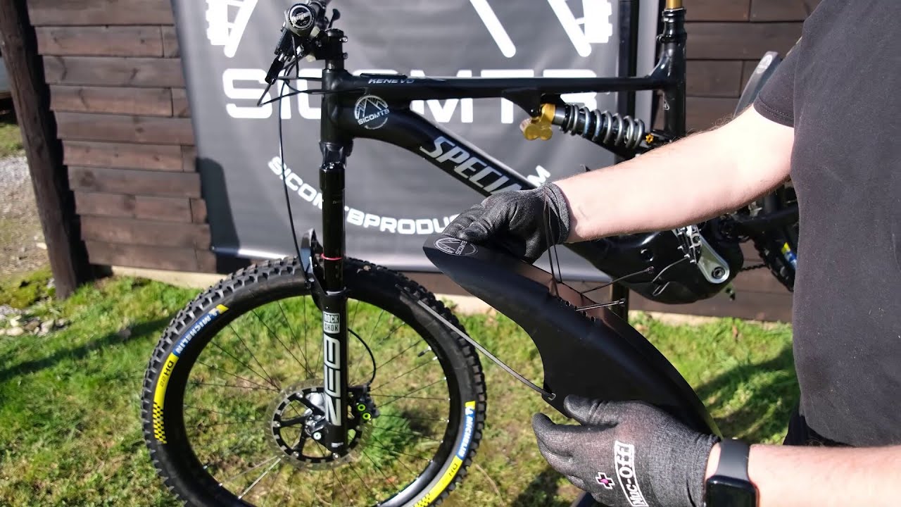 How to fit the SicoMTB Universal front mudguard
