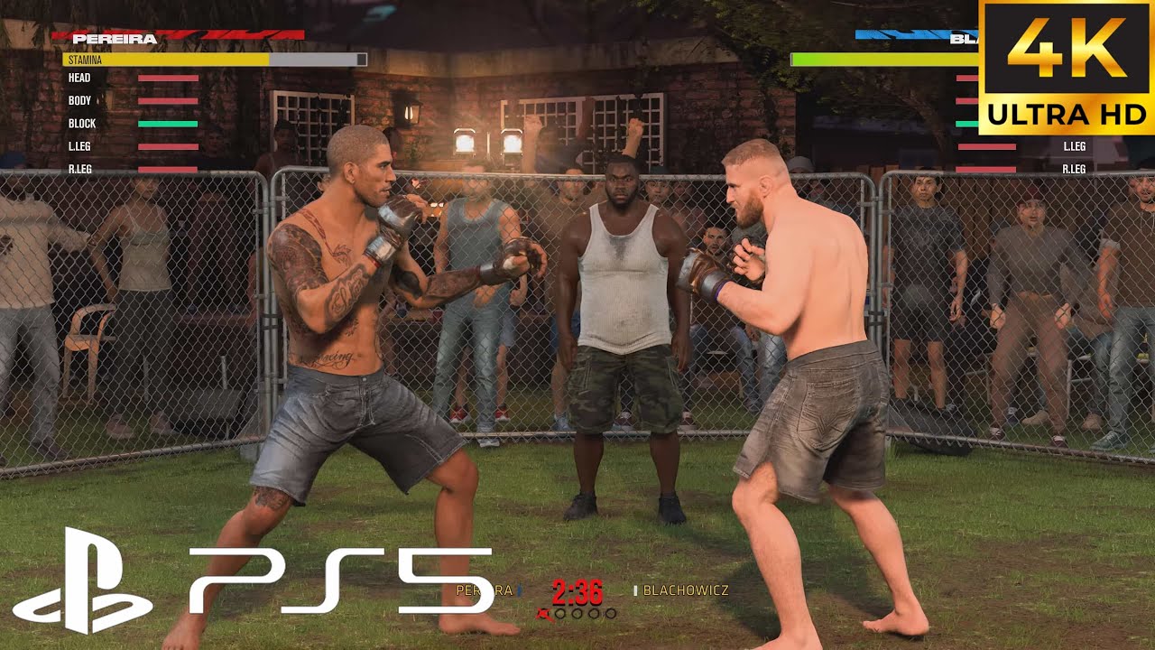 4K UFC 5 PS5 GAMEPLAY