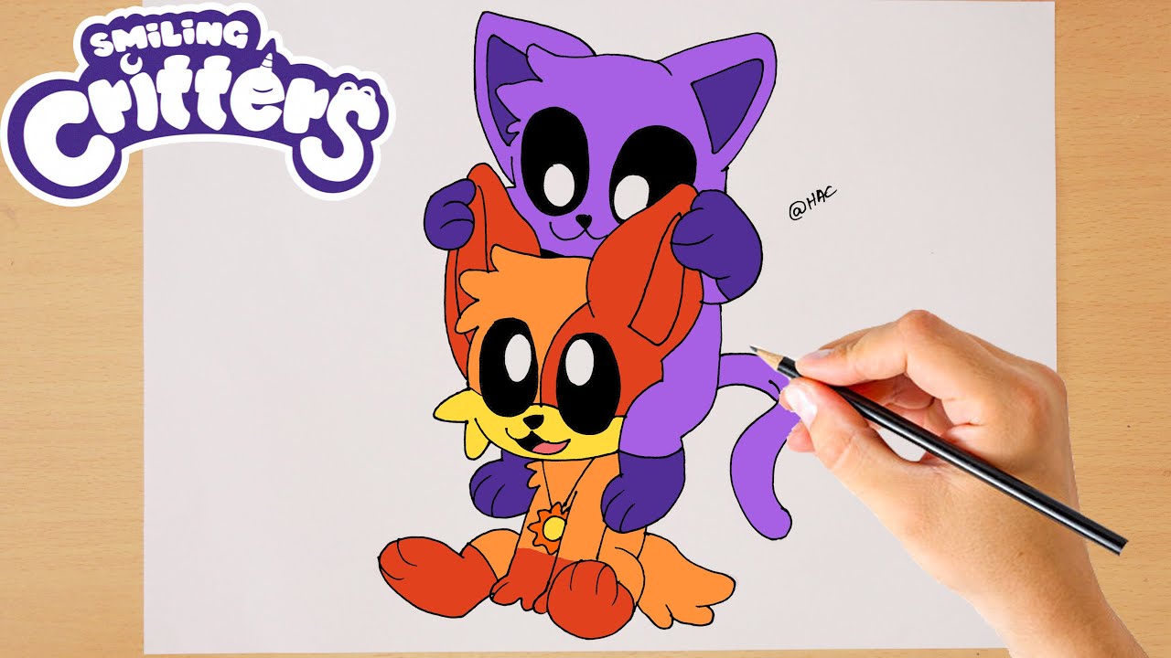 How to Draw Cute DOG DAY And CATNAP | Smiling Critters | Poppy Playtime Chapter 3 (Easy Drawing)