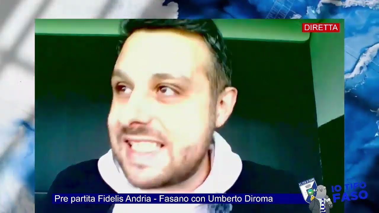 🔴 DIRETTA PRE-PARTITA Fidelis Andria - Fasano con Umberto Diroma 📍 lo Tifo Faso