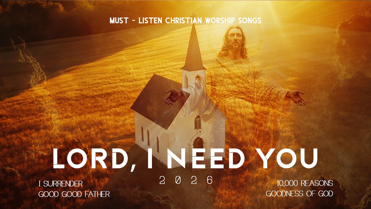 Lord, I Need You - Church Songs, Must - Listen Christian Worship Songs 2026, Christian Music Album