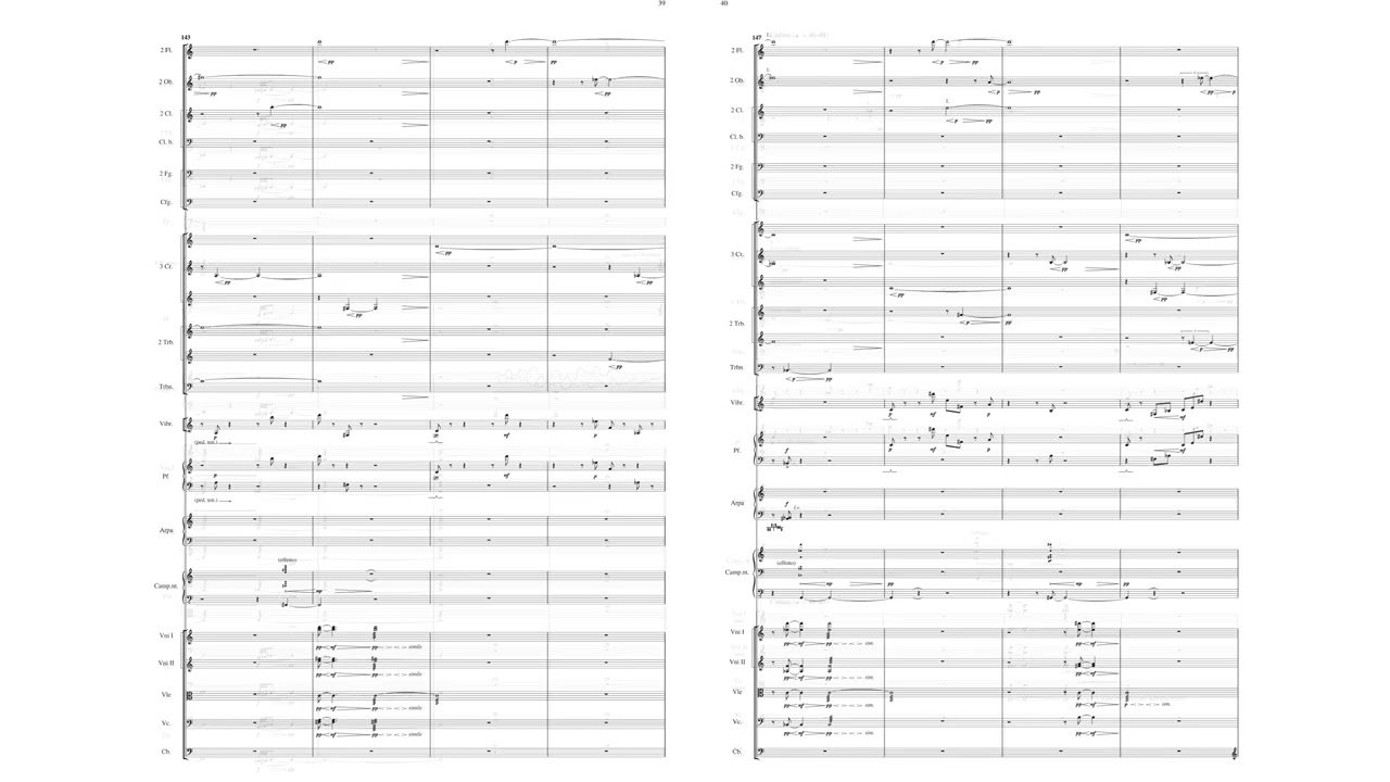 Ivan Fedele: LEXIKON III - 5. Multiplicity 6. Consistency (2018) per orchestra sinfonica