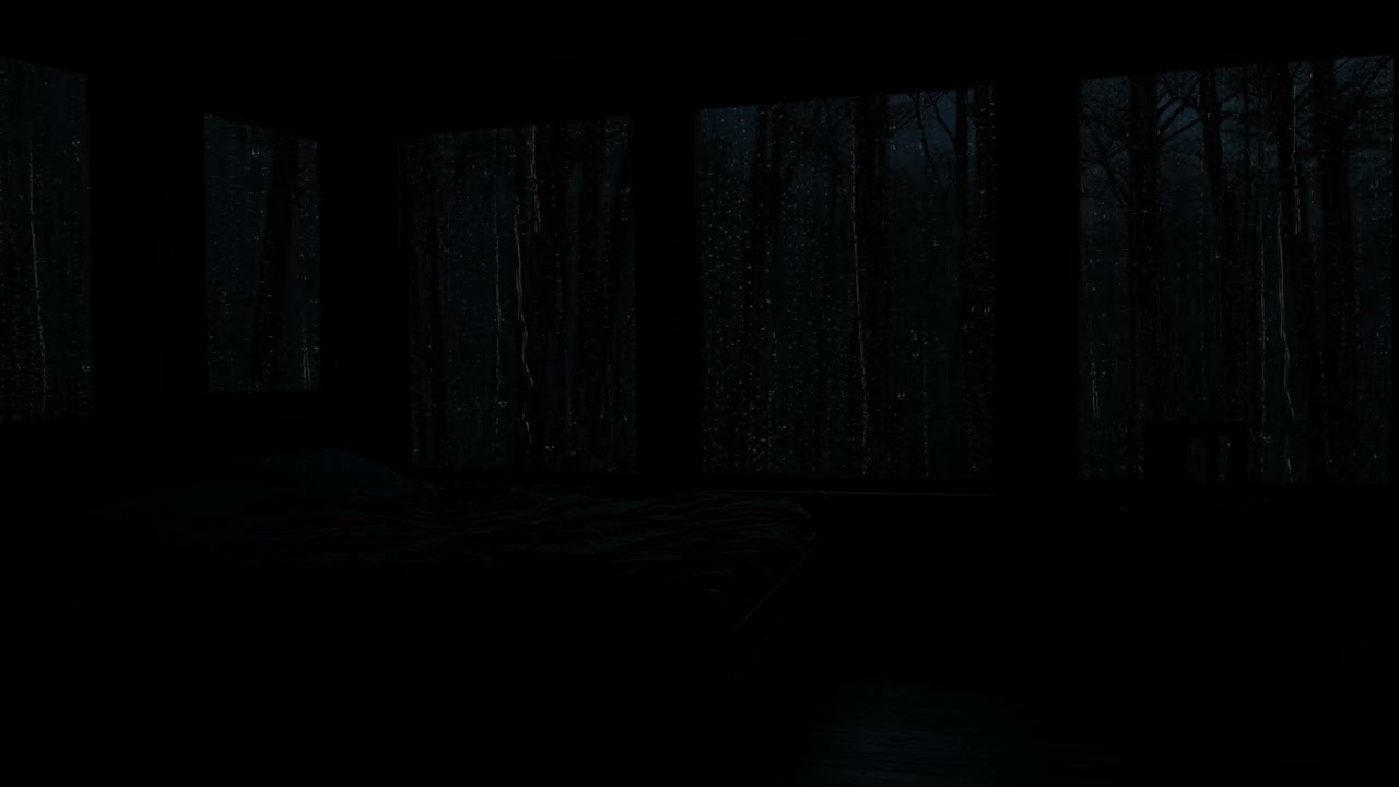 Healing Rain at Midnight 🌧️ | Perfect Ambience for PTSD, Focus, and Peaceful Slumber