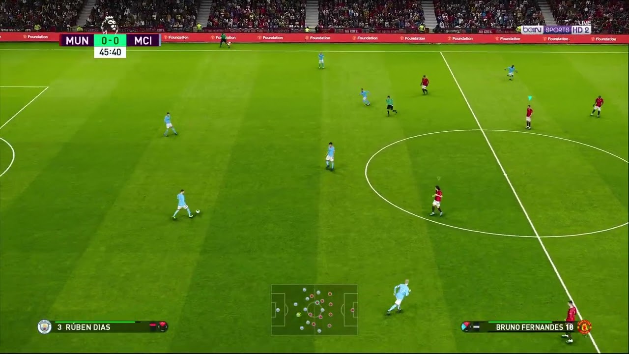 PES 2021 Man Utd vs Man City derby match