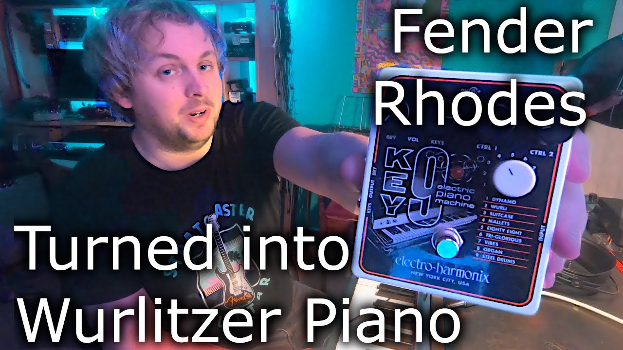 Может ли эта педаль заставить Fender Rhodes звучать как Wurlitzer? EHX Key9