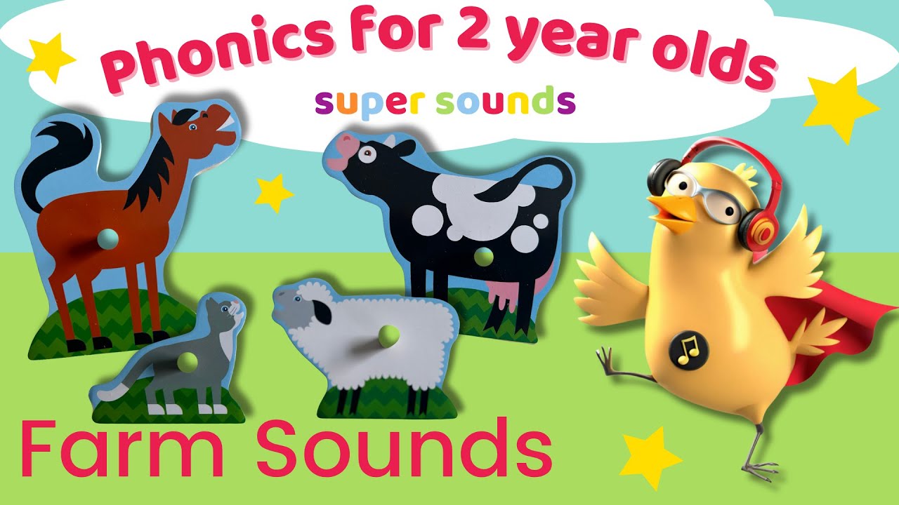 Phonics for 2 and 3 year olds | fun phase 1 phonics game