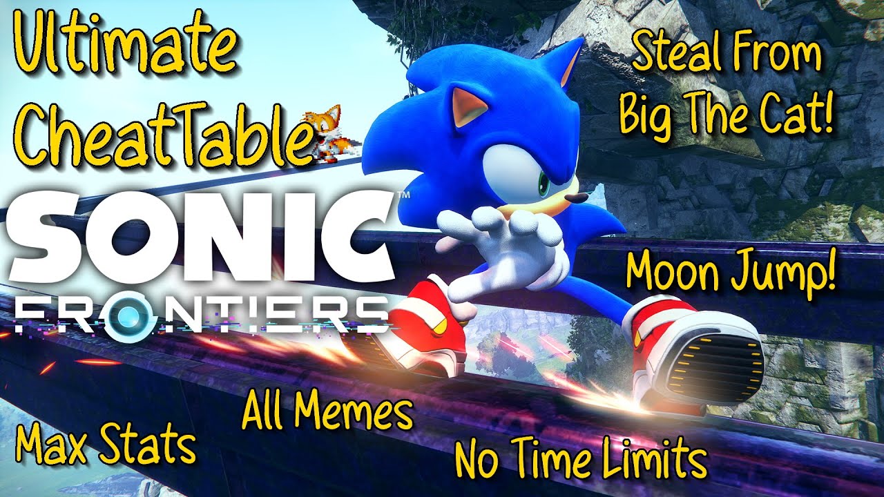 Cheating is Fun - Sonic Frontiers Ultimate Cheat Table!