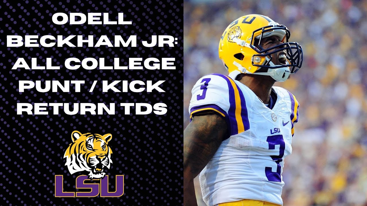 Odell Beckham Jr: All Punt Returns/Kick Returns for Touchdowns Mixtape