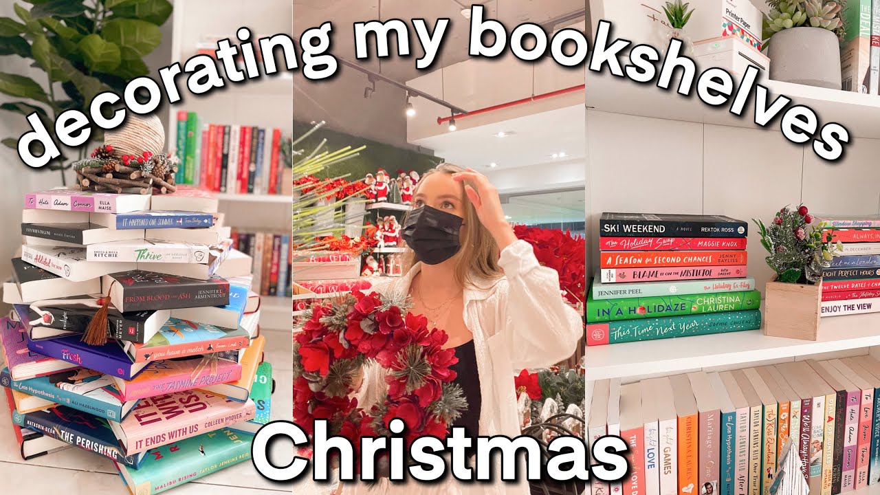 Day in my life - unpacking, reorganizing my bookshelves + Christmas shopping 2021 ♡
