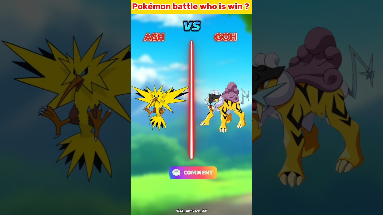 Ash vs Goh legendary battle 😱🔥 || #shorts #pokemon #shortsfeed #trending