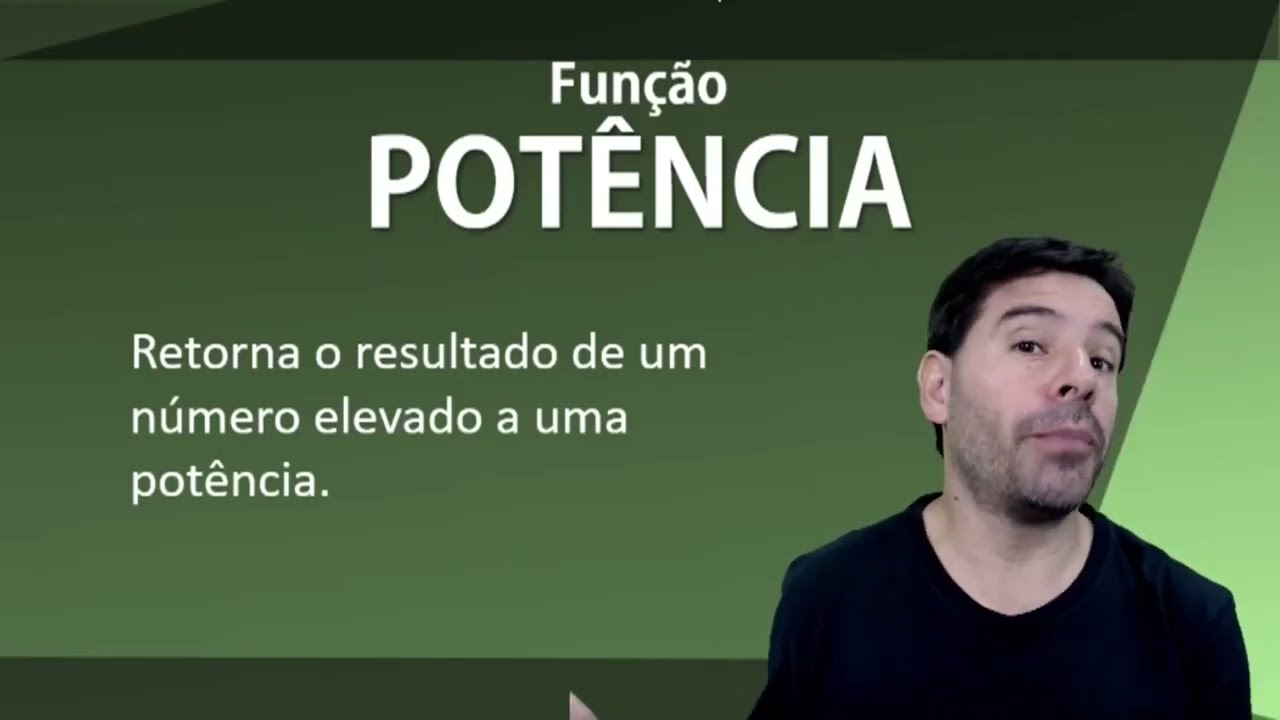 Função POTÊNCIA no Excel
