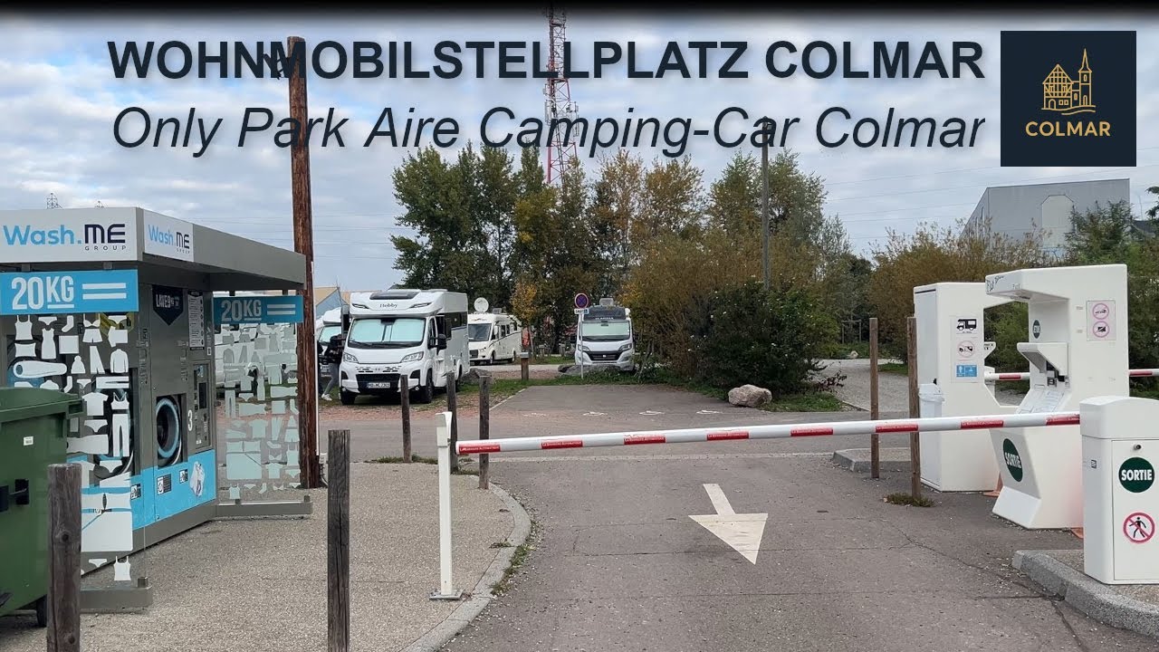 Wohnmobilstellplatz Colmar im Elsass in Frankreich