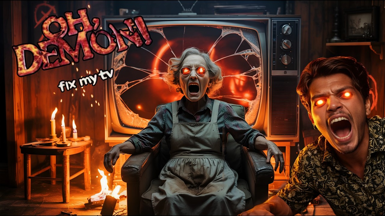 Fixing Old Granny's TV || Oh Demon Fix My TV Gameplay #1 ||