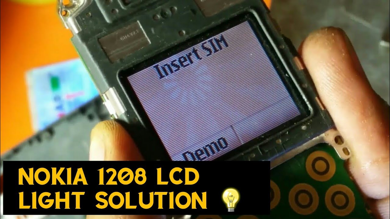 Nokia 1208 LCD light not working solution | ZM Lab | in Urdu/Hindi