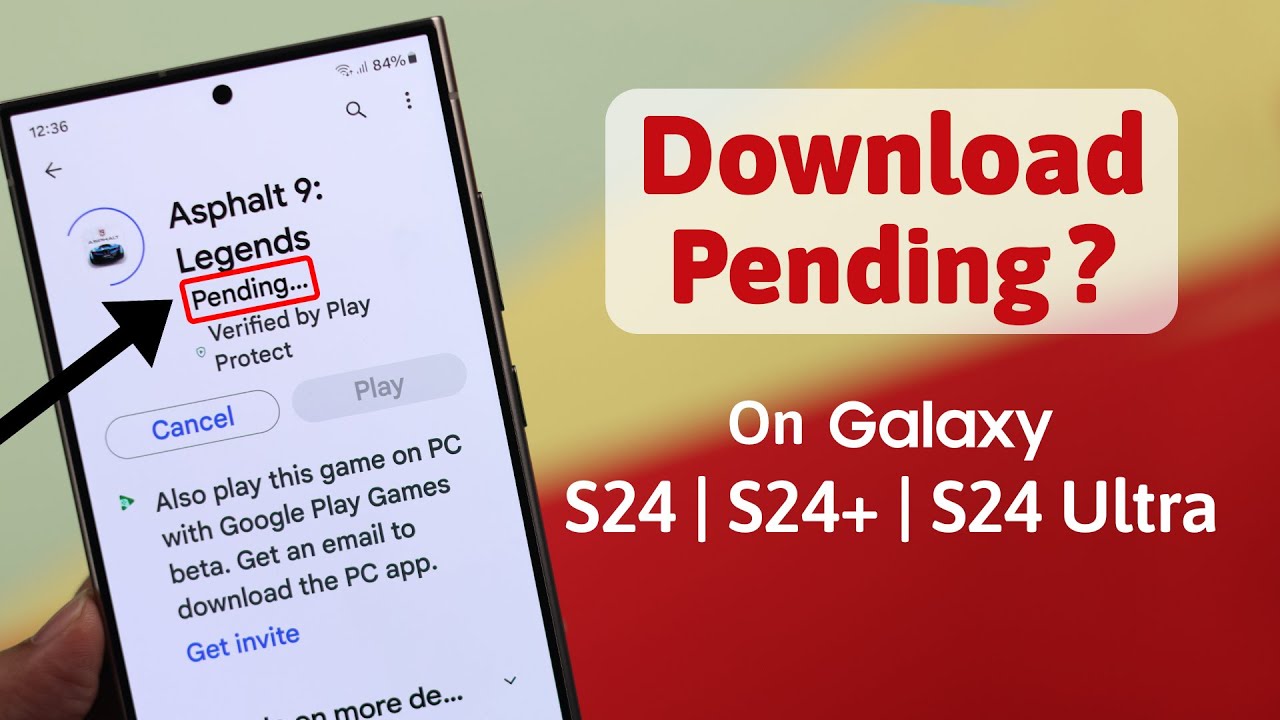 Galaxy S24/S24+/Ultra: Fix Google Play Store Download Pending Error!