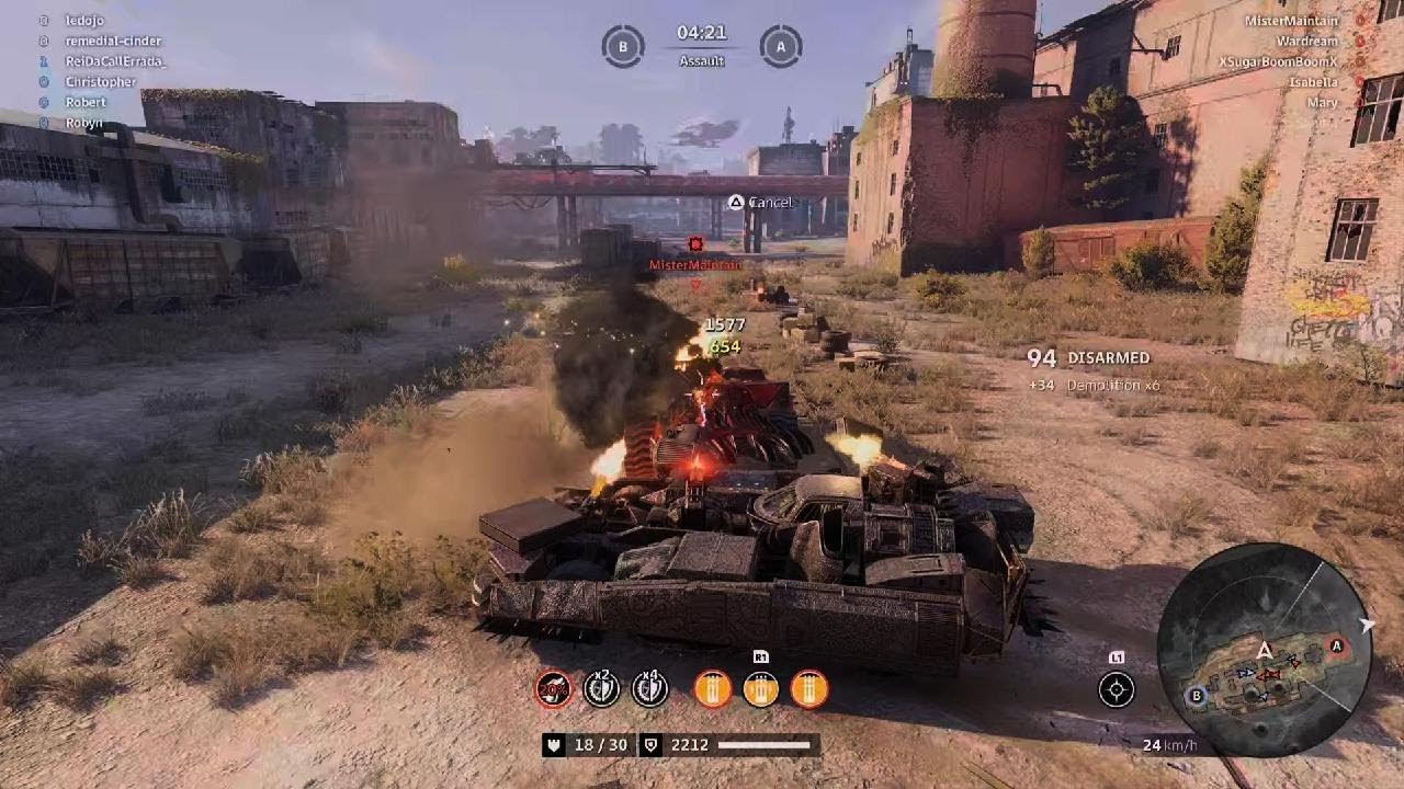 Crossout PvP. 8999 PS Equalizer with Aurora Build Gameplay