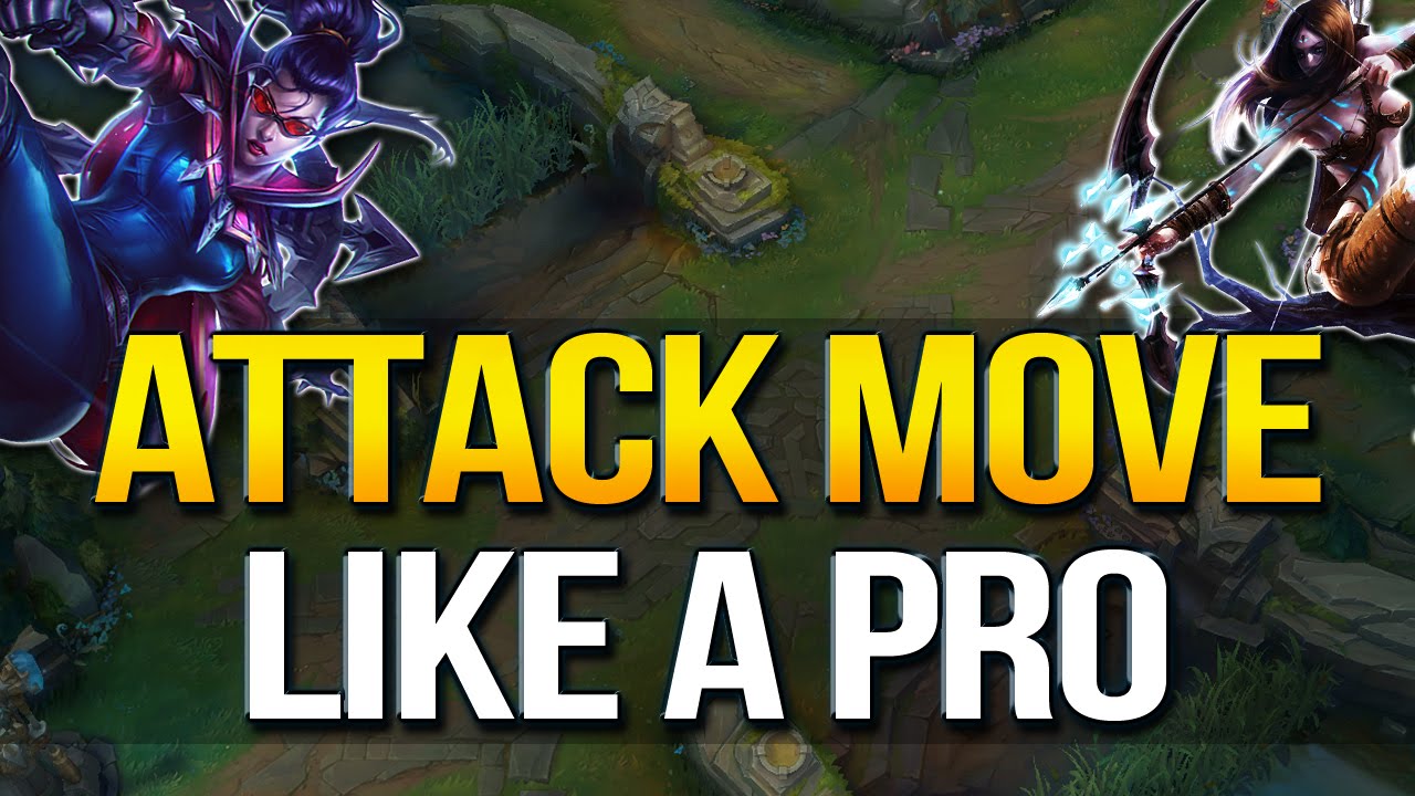 Best way to learn to ATTACK MOVE LIKE A PRO IN ANY ROLE –Kite & CS Better (League of Legends)