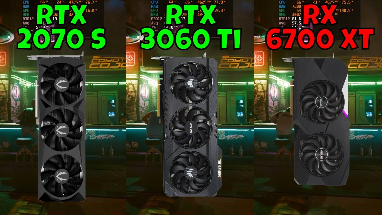 RTX 3060 Ti vs RX 6700 XT vs RTX 2070 Super (Benchmark in 10 Games at 1440p) 2023