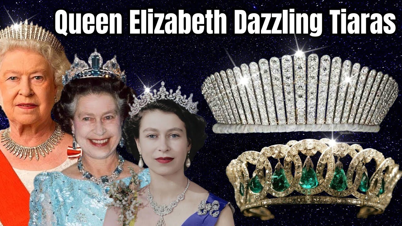 Топ-10 | Самые красивые тиары королевы Елизаветы #queenelizabeth #britishroyalfamily