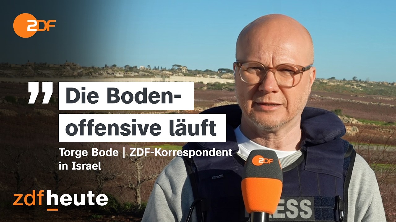 Bodenoffensive: Israelische Truppen rücken im Libanon vor